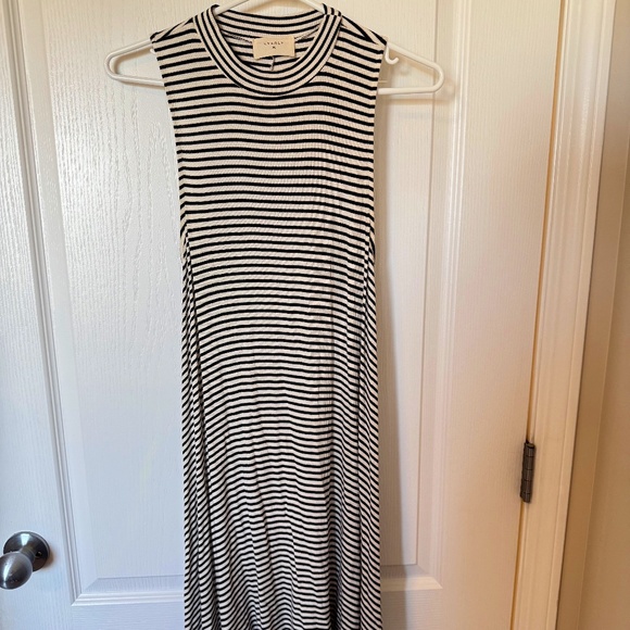 Everly Striped Ribbed Dress - Picture 1 of 2